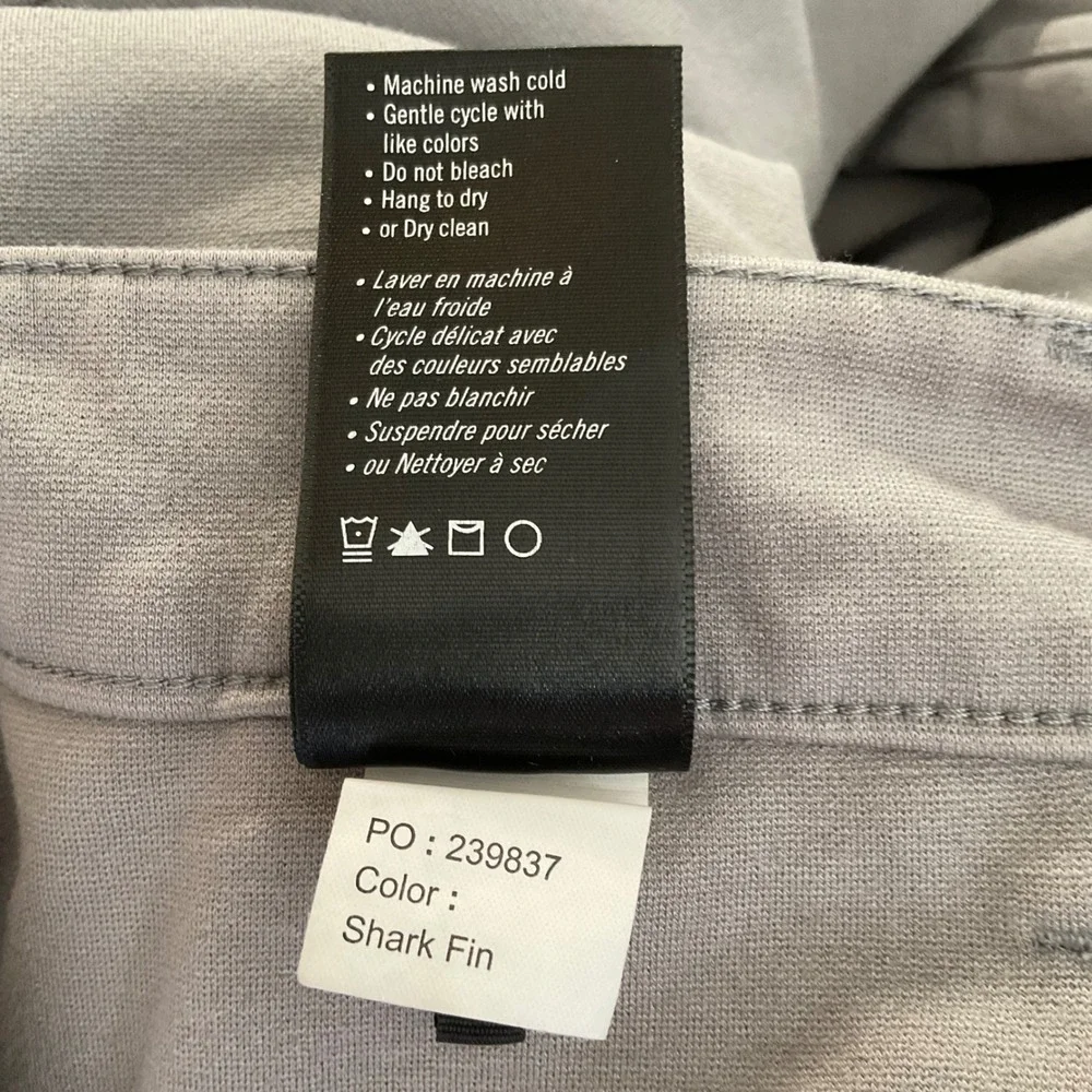 PAIGE Mens Elmwood Shark Fin Grey Stretch Knit Jogger Pants Size 33 - Picture 10 of 11